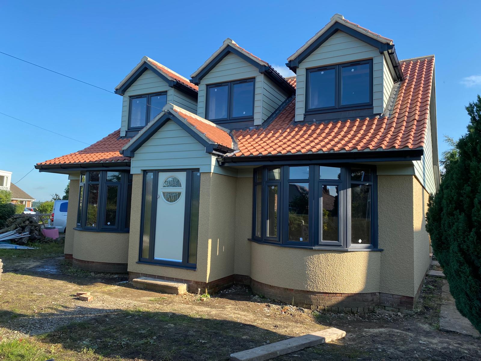 Completed structural work